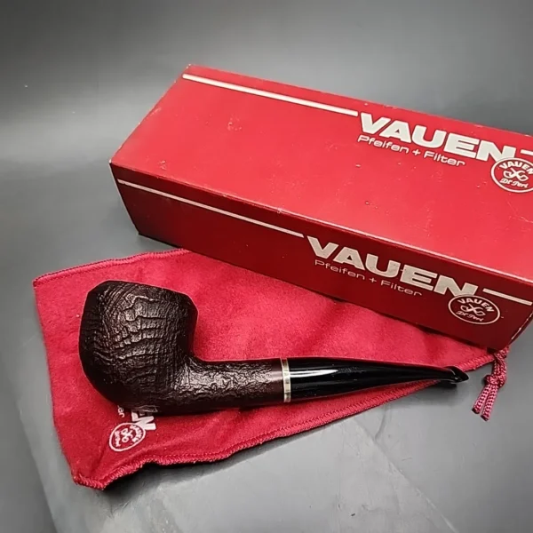 Vauen  5201 Sandblasted Rhodesian Estate Briar Pipe, Unsmoked, 9mm - Image 3