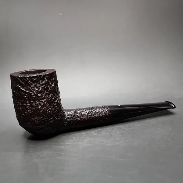 1960 Dunhill Shell ODA 835 Sandblasted Billiard Estate Briar Pipe, English Estates - Image 3