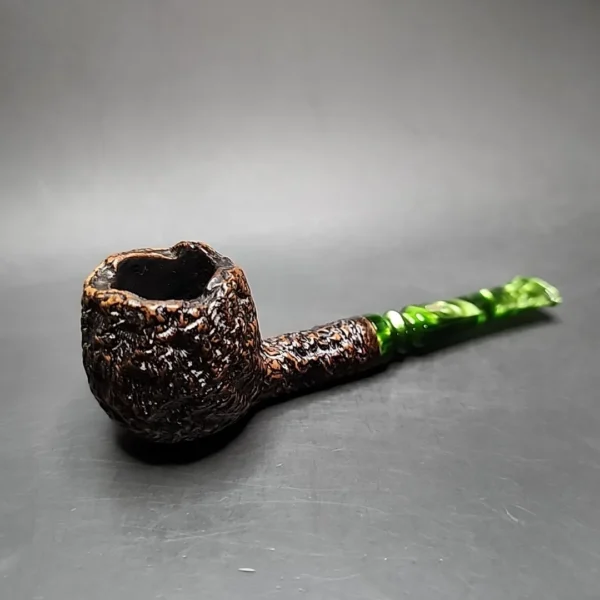 Jobey Stromboli 335 Rusticated Apple Estate Briar Pipe, American Estates - Image 3