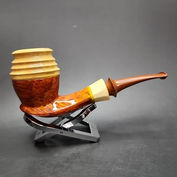 Mutcat Calabash Handmade Pipe, New - Image 3