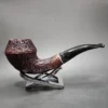 2001 JT Cooke Sandblasted Rhodesian Estate Briar Pipe, American Estates - Image 3