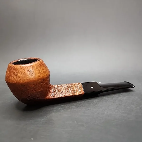1964 Dunhill Tanshell 48 Sandblasted Bulldog Estate Briar Pipe, English Estates - Image 3