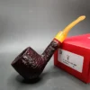 Savinelli 2024 Saint Nicholas 121 KS Rusticated Pot Briar Pipe, 6mm, New - Image 3