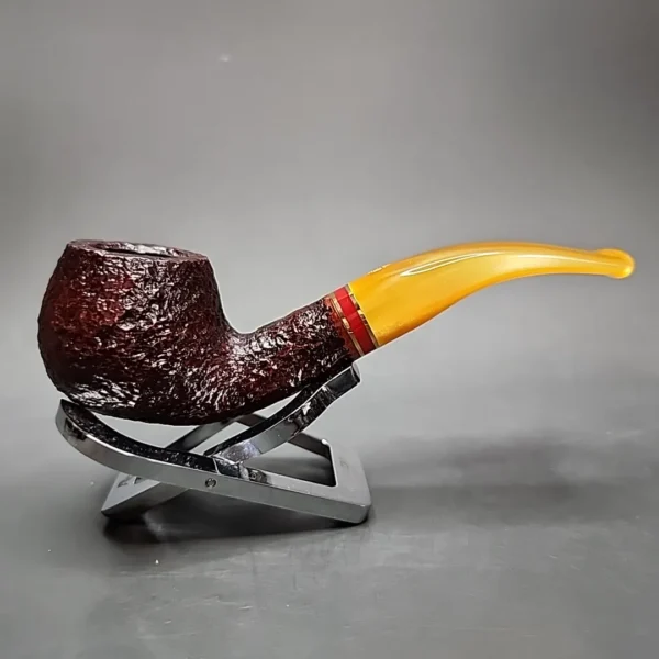 Savinelli 2024 Saint Nicholas 646 KS Bent Apple Briar Pipe, 6mm, New - Image 3