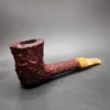 Savinelli Estella Rusticated Freehand Zulu Estate Briar Pipe, Unsmoked - Image 3