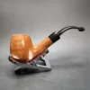Roma Smooth Bent Apple Estate Briar Pipe, Unsmoked - Image 3