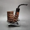 Oom Paul Sitter Rusticated Estate Briar Pipe, Italian Estates - Image 3