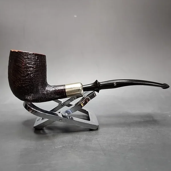 Stanwell 1950s De Luxe Sandblasted Army Billiard Estate Briar Pipe, Danish Estates - Image 3