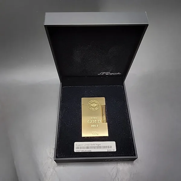 S.T. DUPONT Line2 Gold Ingot Lighter - Image 3