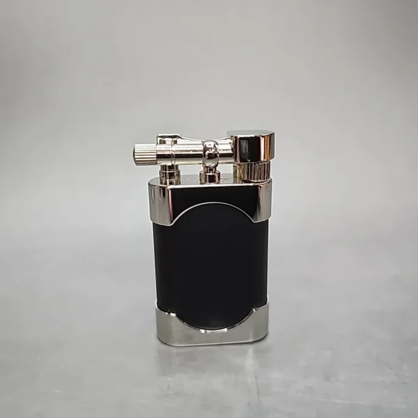 Kiribi Mikazuki Short Matte Black Pipe Lighter, New - Image 3