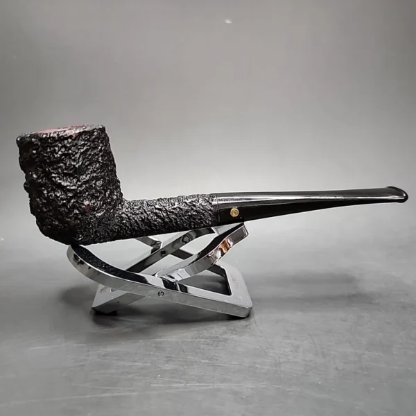 Darnell Old Briar 375 Rusticated Straight Billiard Estate Briar Pipe, Unsmoked - Image 3