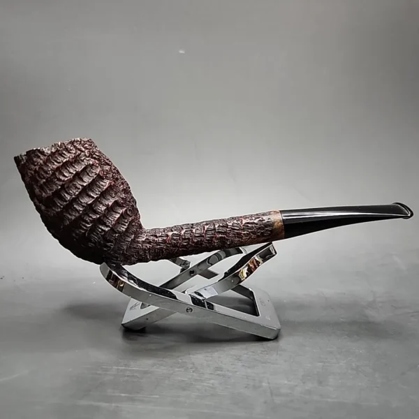 Tom Eltang Rusticated Cutty Estate Briar Pipe, Danish Estates - Image 3