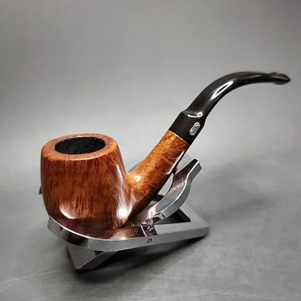 Weber Weskit Smooth Bent Billiard Estate Briar Pipe, American Estates - Image 3