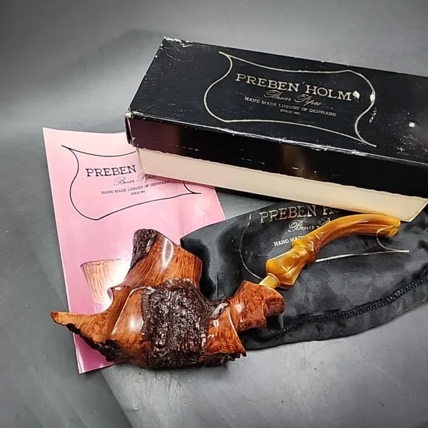 Preben Holm Hallmark Freehand Estate Briar Pipe, Danish Estates - Image 3