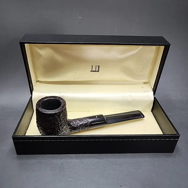 2002 Dunhill Ring Grain 4203 Saddle Billiard Estate Briar Pipe, English Estates - Image 3