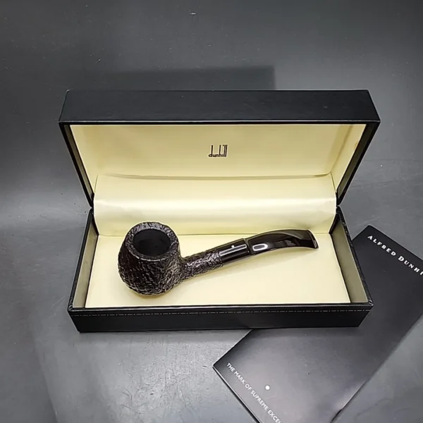 2002 Dunhill Collector HT Shell Briar Bent Pot Estate Briar Pipe, English Estates - Image 3