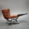 Charatan's Make Selected Sandblasted Dublin Estate Briar Pipe, English Estates - Image 3