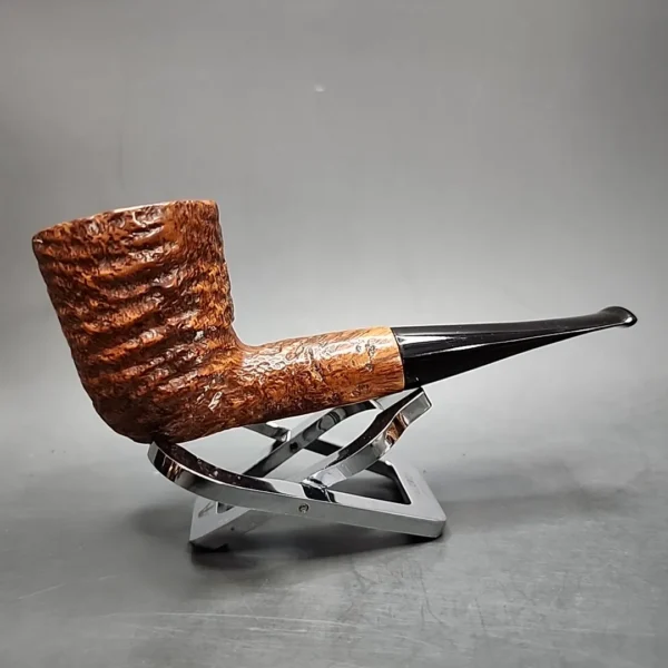 Charatan's Make Selected Sandblasted Dublin Estate Briar Pipe, English Estates - Image 3