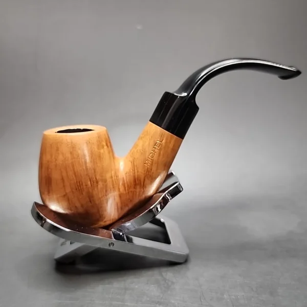 Michel Smooth Oom Paul Estate Briar Pipe, Unsmoked - Image 3