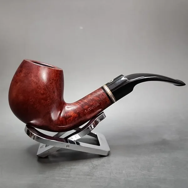 Thomas Cristiano Smooth Bent Brandy Estate Briar Pipe, Unsmoked - Image 3