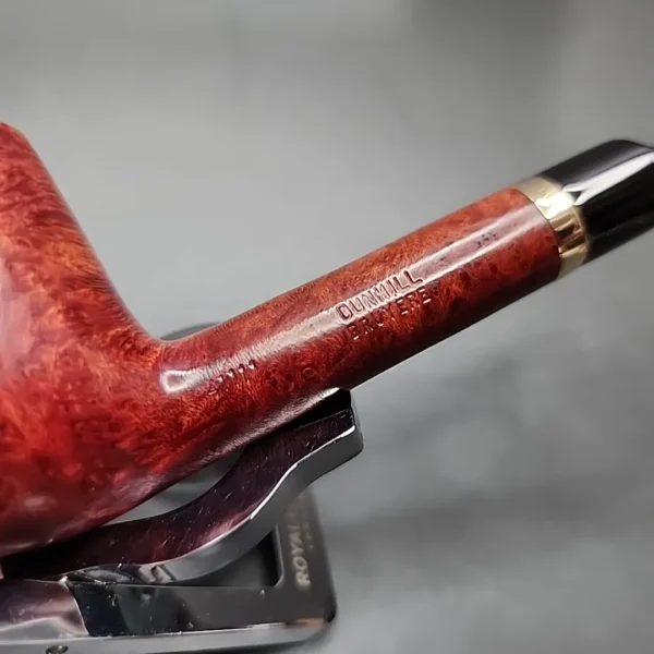 1978 Dunhill Bruyere 41111 14K Gold Band Lovat Estate Briar Pipe, English Estates - Image 4