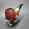 2021 Ardor Urano Bucaneve Rusticated Brandy Estate Briar Pipe, Italian Estates - Image 4