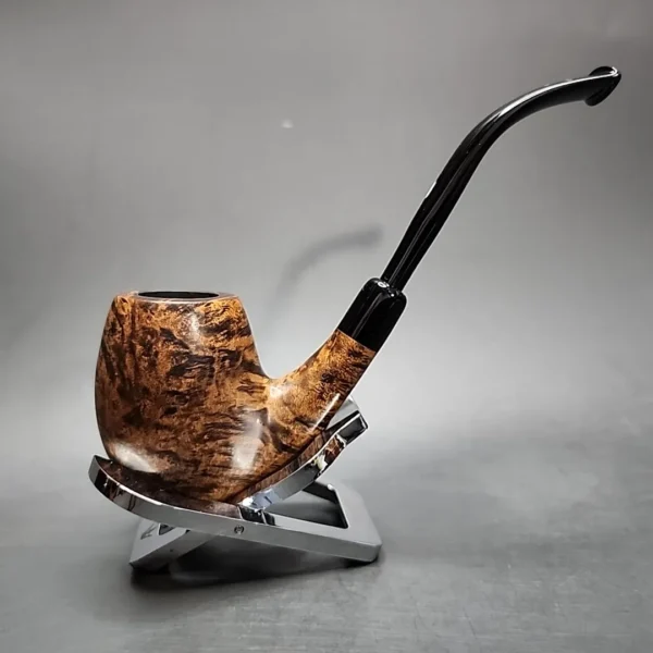 Castello "Castello" KKKK Smooth Bent Egg Estate Briar Pipe, Italian Estates - Image 4