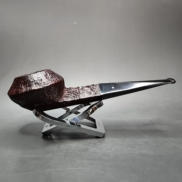 1961 Dunhill Shell ODA 838 Squat Bulldog Estate Briar Pipe, English Estates - Image 4