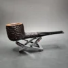 Savinelli Oscar Aged Briar 115 KS Rusticated Pot Estate Briar Pipe, Italian Estates - Image 4