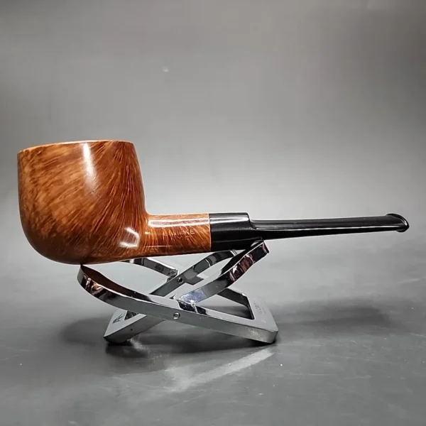 E. Wilke NYC Smooth Straight Pot Estate Briar Pipe, American Estates - Image 4