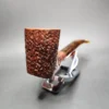 Dave Neeb Rusticated Dublin Handmade Briar Pipe, New - Image 4