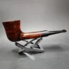 Roma Smooth Straight Vase Estate Briar Pipe, Unsmoked - Image 4