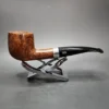 Chacom Golden Grain 124 Bent Pot Estate Briar Pipe, Unsmoked - Image 4