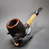 Ernie Markle Sandblasted Bamboo Lovat Estate Briar Pipe, American Estates - Image 4