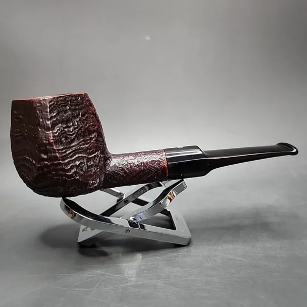 1988 Ashton Pebble Grain XXX Panel Billiard Estate Briar Pipe, English Estates - Image 4
