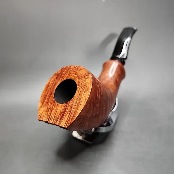 2001 Clarence Mickles Freehand Horn Handmade Estate Briar Pipe, Unsmoked - Image 4