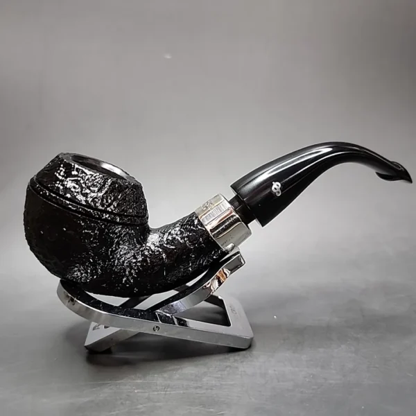Peterson Pipe of the Year 2024 534/1100 Sandblasted Rhodesian Briar Pipe, New - Image 4
