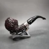 Peterson Pipe of the Year 2024 155/1100 Rusticated Rhodesian Briar Pipe, New - Image 4