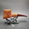 Pipe Tristan Rusticated Shape 55 Handmade Briar Pipe, New - Image 4