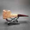 Pipe Tristan Rusticated Shape 55 Handmade Briar Pipe, New - Image 4