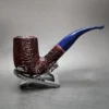 Savinelli Unica U61 Rusticated Bent Billiard Briar Pipe, 6mm, New - Image 4