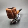 Mincer Era Custom-Bilt Rusticated Pot Estate Briar Pipe, American Estates - Image 4