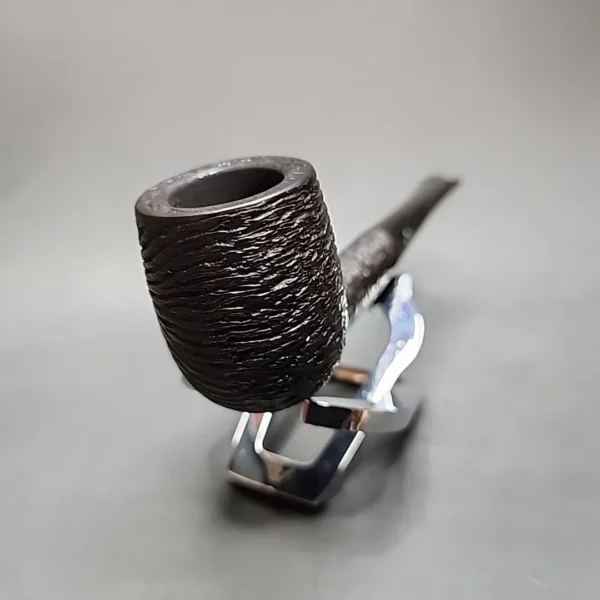Sasieni Four Dot Rustic Warwick Rusticated Billiard Estate Briar Pipe, English Estates - Image 4