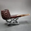 Caminetto Business 121 Rusticated Brandy Estate Briar Pipe, Italian Estates - Image 4