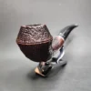 2001 JT Cooke Sandblasted Rhodesian Estate Briar Pipe, American Estates - Image 4