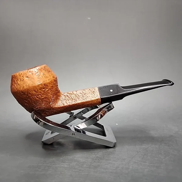 1964 Dunhill Tanshell 48 Sandblasted Bulldog Estate Briar Pipe, English Estates - Image 4