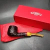 Savinelli 2024 Saint Nicholas 121 KS Rusticated Pot Briar Pipe, 6mm, New - Image 4