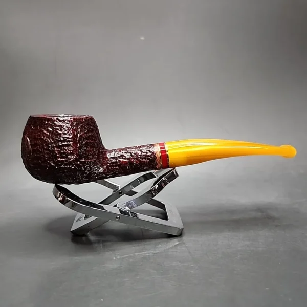 Savinelli 2024 Saint Nicholas 315 KS Rusticated Prince Briar Pipe, 6mm, New - Image 4