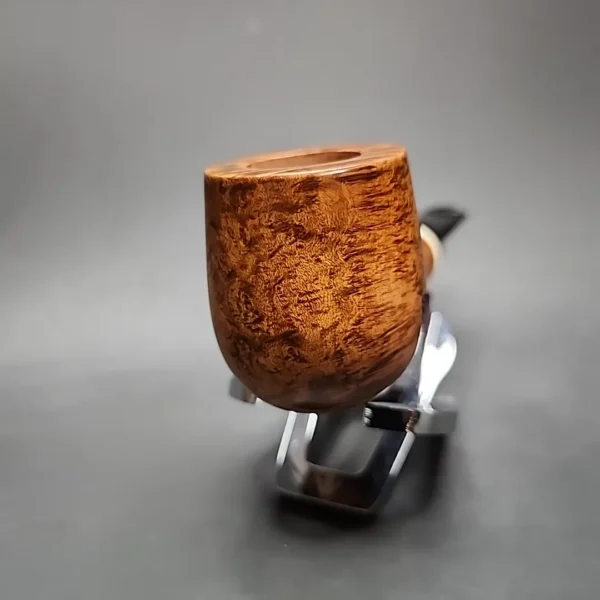 Preston Rogers Partially Rusticated Danish Billiard Handmade Briar Pipe, New - Image 4