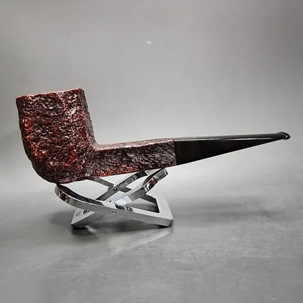1969 Dunhill Shell ODA 836 Sandblasted Panel Estate Briar Pipe, English Estates - Image 4